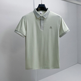 2026翻领短袖男丝光棉小邹棉POLO杉针织领袖子提花8862/p53，男装T恤，电商D222