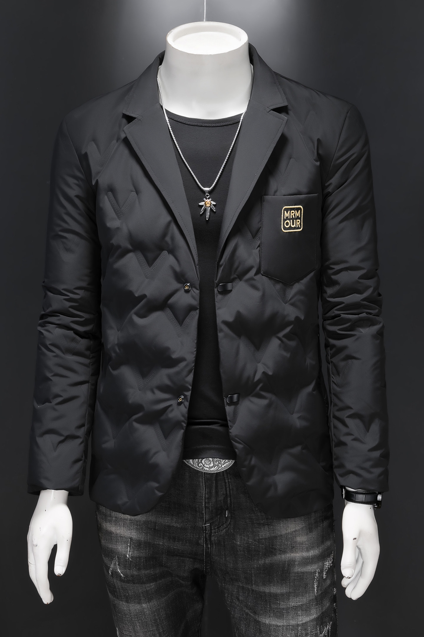 2026新款西装男90%白鸭绒羽绒服冬装外套5666p245,男装羽绒服,电商D222