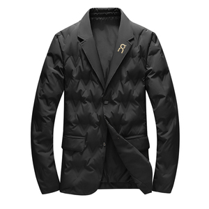 森林猎人2026新款男士90%白鸭绒羽绒服西装轻便羽绒冬装5506p245图片