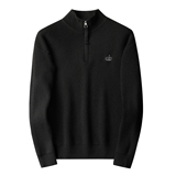 2026男装冬季羊毛衫半高领拉链毛衣针织衫2905p135，男装针织衫/毛衣，电商D222