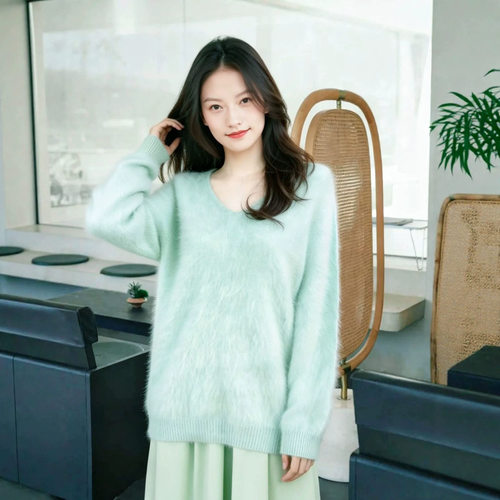 2026新款羊毛羊绒拉绒毛衣毛衫女式舒适百搭日常通勤