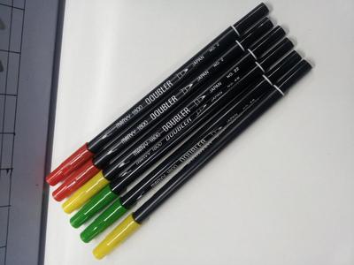 marvy进口内田美辉1800马克笔 动漫设计双头水性 软头加圆头手绘