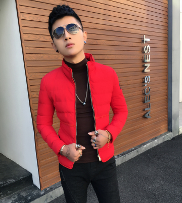 小个子男装冬季加厚修身小版棉服