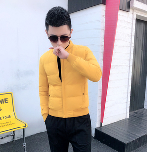 男士加厚短款棉服棉衣男2024新款时尚潮流修身帅气立领上衣棉袄男