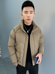 加厚棉衣男冬季外套潮牌痞帅修身羽绒棉服高级感男士冬装短款棉袄