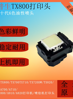 全新爱普生TX800喷头奥德利佰捷尊图UV写真机喷绘机十代6色喷头