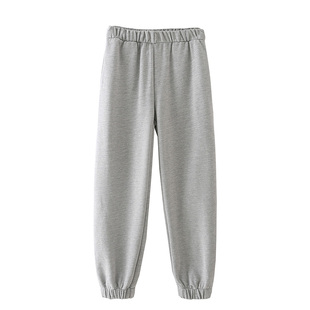 灰色运动裤 子bm风卫裤 女束脚裤 百搭休闲裤 女 长裤 欧阳娜娜同款