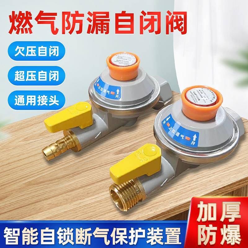 天然气自闭阀家用自动切断关闭热水器漏气管道燃气灶液化气安全阀