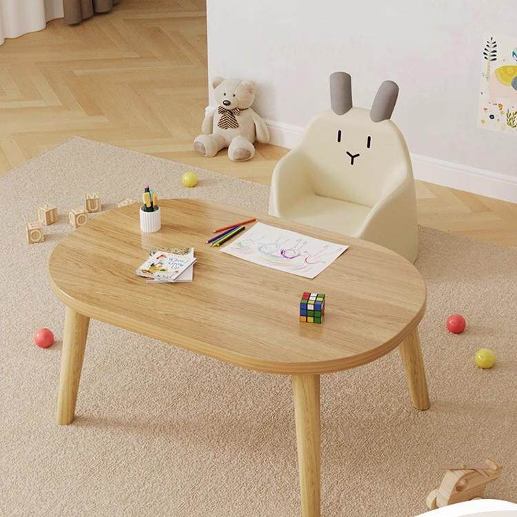 儿童桌子幼儿园宝宝写字吃饭桌早教学生家用小书桌简易小孩手工桌