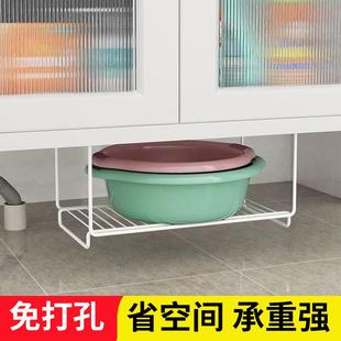 洗脸盆收纳架子浴室柜下分层盆子收纳架卫生间置物架悬挂各种神器