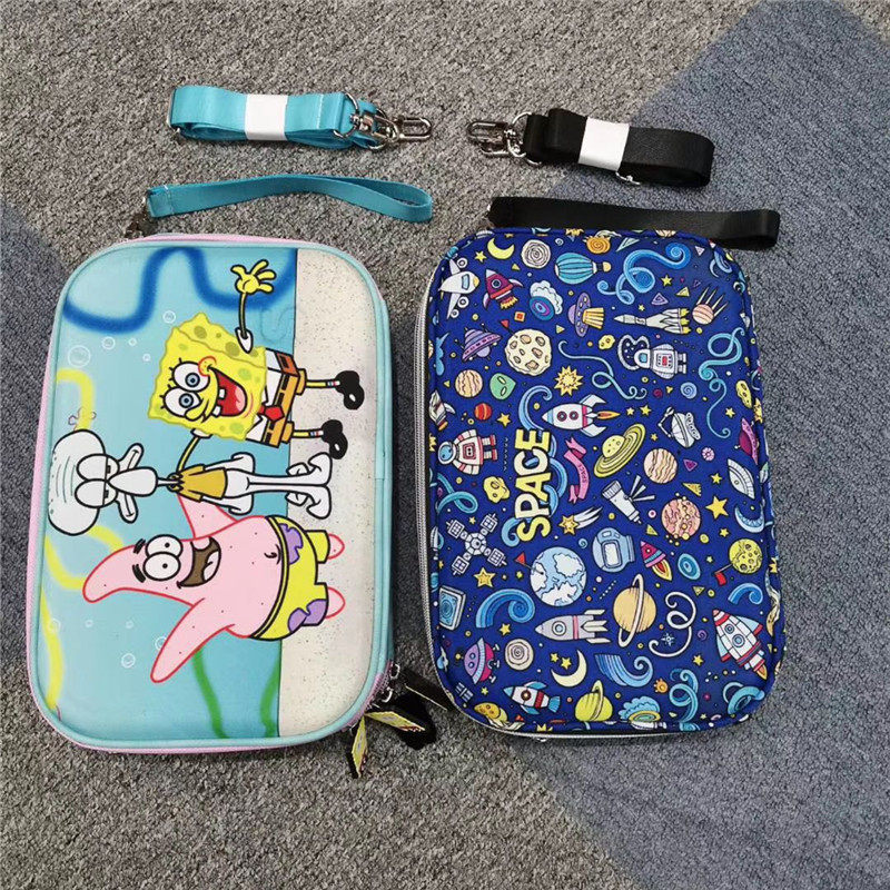 现货乒乓球拍套方形包葫芦个性定制款海绵宝宝高级硬质球板保护盒