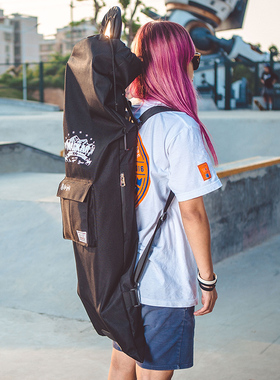 MACKAR街头潮牌滑板包长板包滑板收纳包滑板双肩包长板背包滑板袋