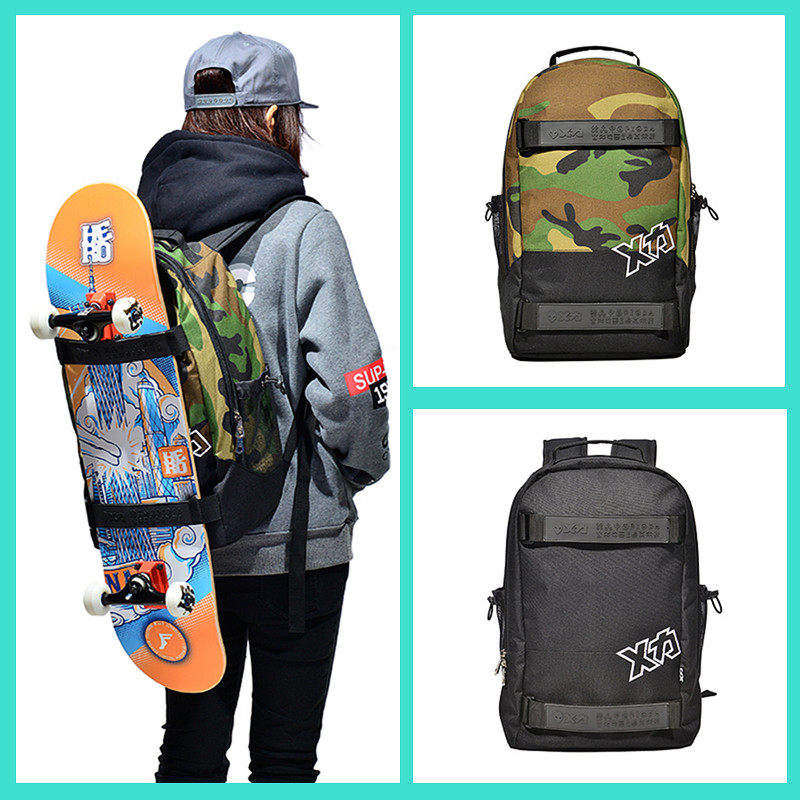 MACKAR滑板包双翘板陆地冲浪板包滑板双肩背包护具收纳包陆冲板包