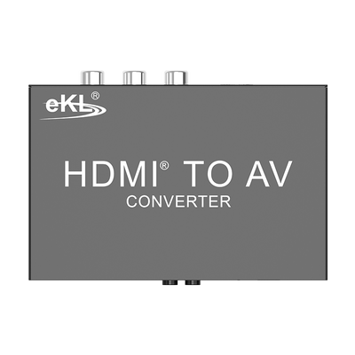 EKL HAV HDMI转AV转S-VIDEO信号转换器RCA线S端子大麦盒子高清电