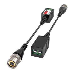 EKL-TZ300 BNC头转网络RJ45转接头 监控Q9模拟同轴转网络转双绞线信号传输