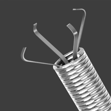 通下水道异物夹取器家用四爪弹簧水管道疏通神器夹垃圾头发钩子