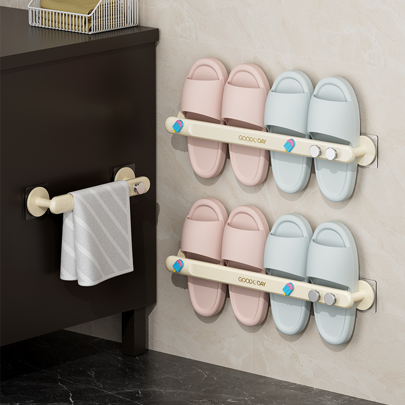浴室拖鞋架免打孔挂架沥水