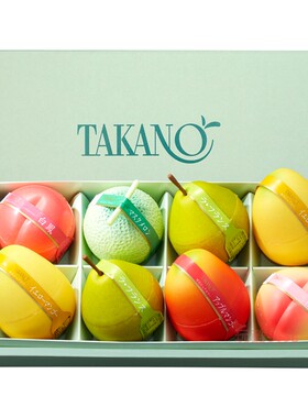 日本TAKANO新宿高野限定水果果冻大布丁礼盒装人气伴手礼