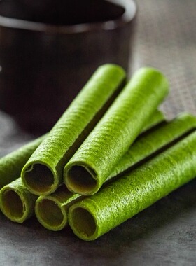 日本茶匠鉴定茶环茶之環Cha  no wa超人气浓郁抹茶蛋卷10枚入