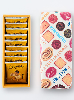 日本Maple Mania疯狂男孩枫糖黄油夹心饼干曲奇费南雪年轮蛋糕