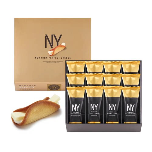 日本NY芝士卷NEW YORK PERFECT CHEESE奶油夹心芝士卷