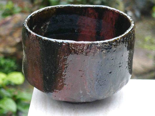 日本进口抹茶碗 京都松堂松韵堂  京烧 清水烧 乐烧