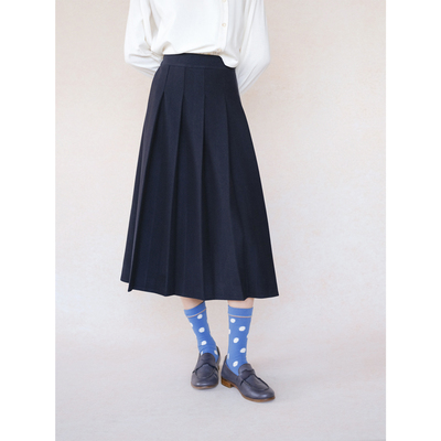 梨形推荐多色A字百褶裙半身裙