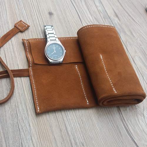 真皮腕表收纳包便携式小包可定制