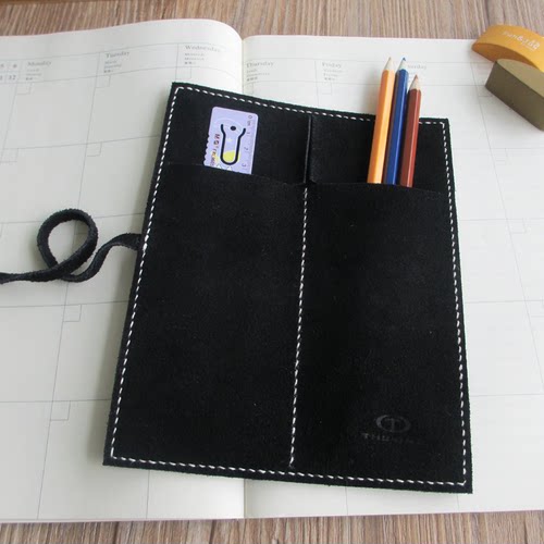 笔袋牛皮文艺笔袋文具袋真皮复古