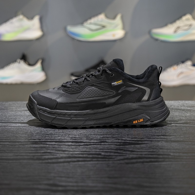 李宁休闲鞋男女同款2025冬季星途2 LOW加绒保暖潮流运动鞋AGLV171