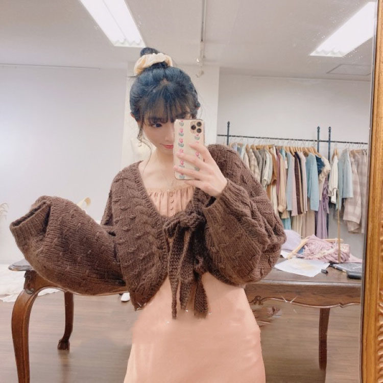日系复古秋冬蝴蝶结麻花针织开衫短款加厚毛衣外套女露肩宽松慵懒|msdalam kategori Butik wanita / wanita, wanita saiz besar - dari Buy2taobao.com untuk memberikan perkhidmatan ejen Taobao profesional membeli