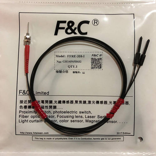 F&C嘉准光纤放大器漫反射传感器FFRE-310-5MM 15MM 15MMQ光纤管