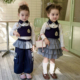 2026春女童兔子警官上衣1085 格子半裙1086 工装 kiai 裤 1075