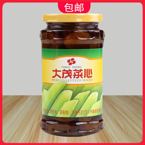 大茂菜心385g瓶即食莴笋菜酱菜佐餐小菜台湾风味冷盘凉拌菜下饭菜
