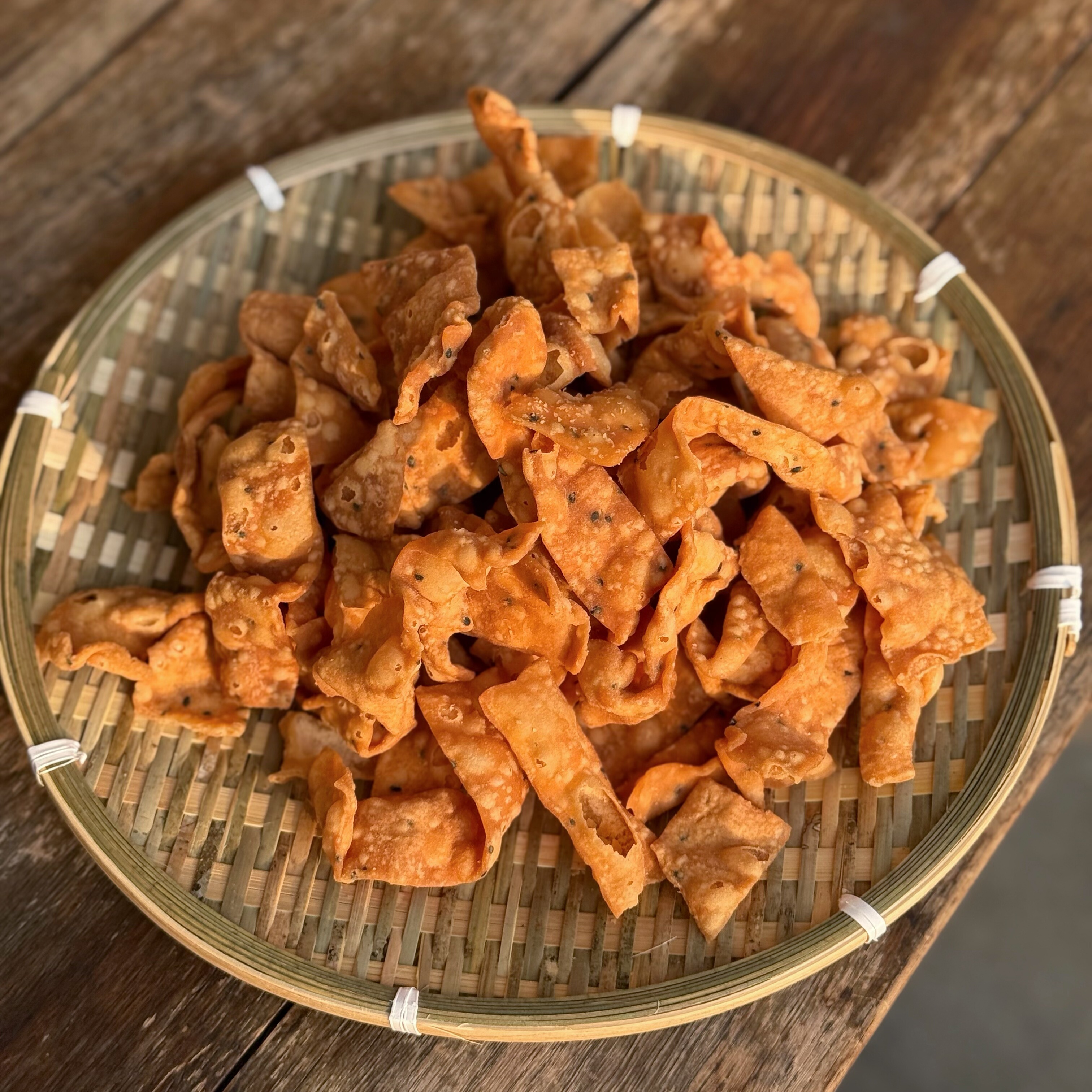 江西特产婺源麦脆咸条传统馓子小吃蛋散脆片麻叶芝麻手工老式糕点