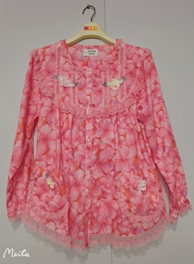 台湾欣琦丝（实物实拍）小碎花睡衣22409