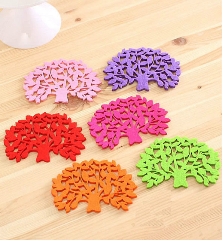 创意家用北欧毛毡餐桌垫防烫餐垫盘垫碗垫锅垫厨房盘子垫隔热杯垫,餐饮具,杯垫,淘宝优惠券,粉丝福利购,淘宝优惠卷