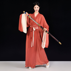 复原魏晋风汉服国风大袖交领素雅直裾百搭汉服超仙男女生同款汉服