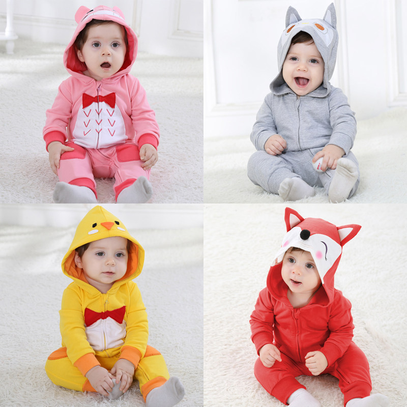 婴幼儿服装春季三个月男女宝宝衣服一周岁婴儿春秋装卫衣洋气连帽|ruв категории Детская одежда, свитер/свитер - от Buy2taobao.com для оказания профессиональной услуги покупки агента Taobao