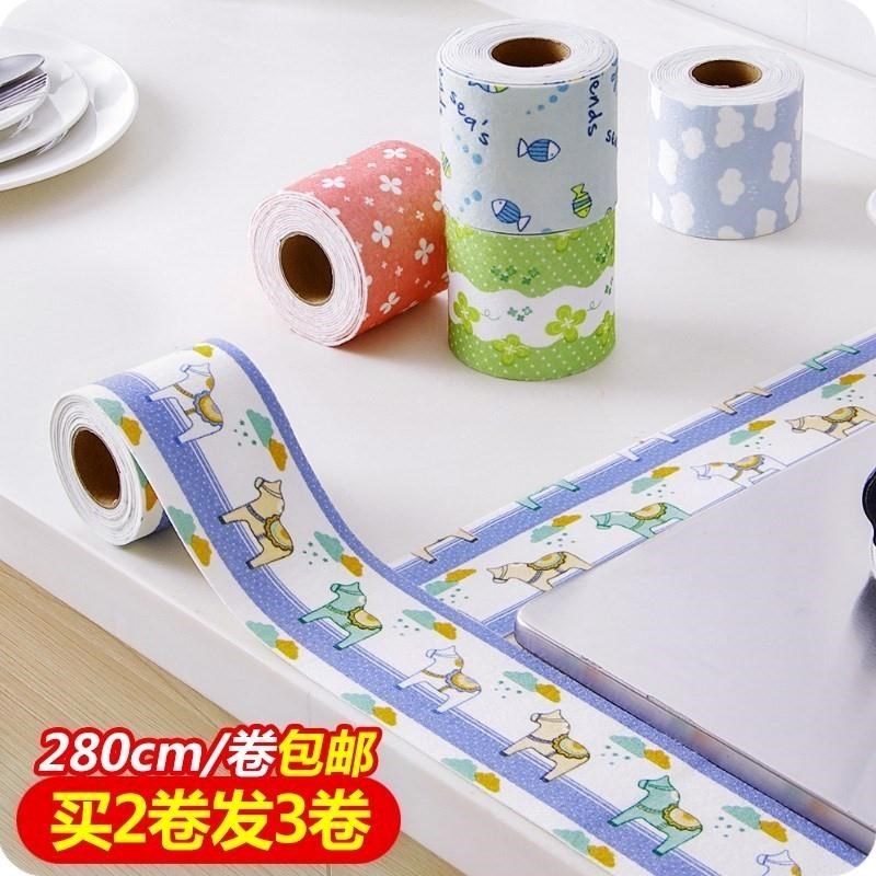 吸水垫厨房灶台边缘防水条挡水 隔水贴布挡水条橱柜水池台面洗碗|ruв категории Домашний быт, наклейки, керамическая плитка/стекло вставить - от Buy2taobao.com для оказания профессиональной услуги покупки агента Taobao