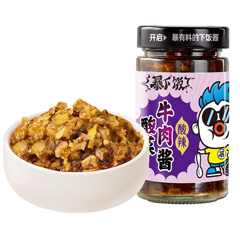 【天猫U先】吉香居暴下饭酸菜牛肉酱拌饭下饭酱拌面即食酱类调料