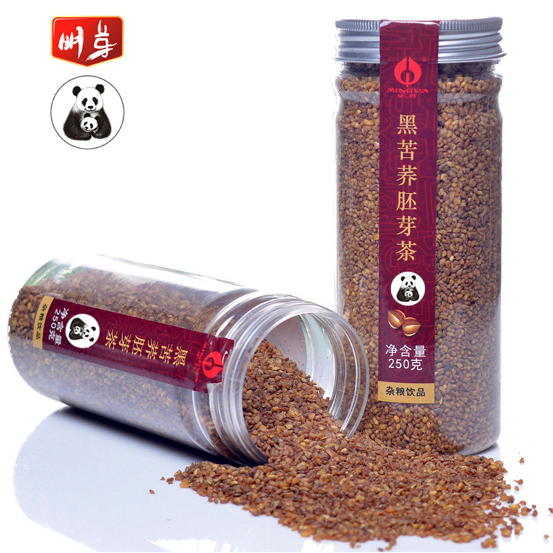 5罐 苦荞茶正品 四川大凉山 黑苦荞胚芽茶 原味麦香型 荞麦茶精选
