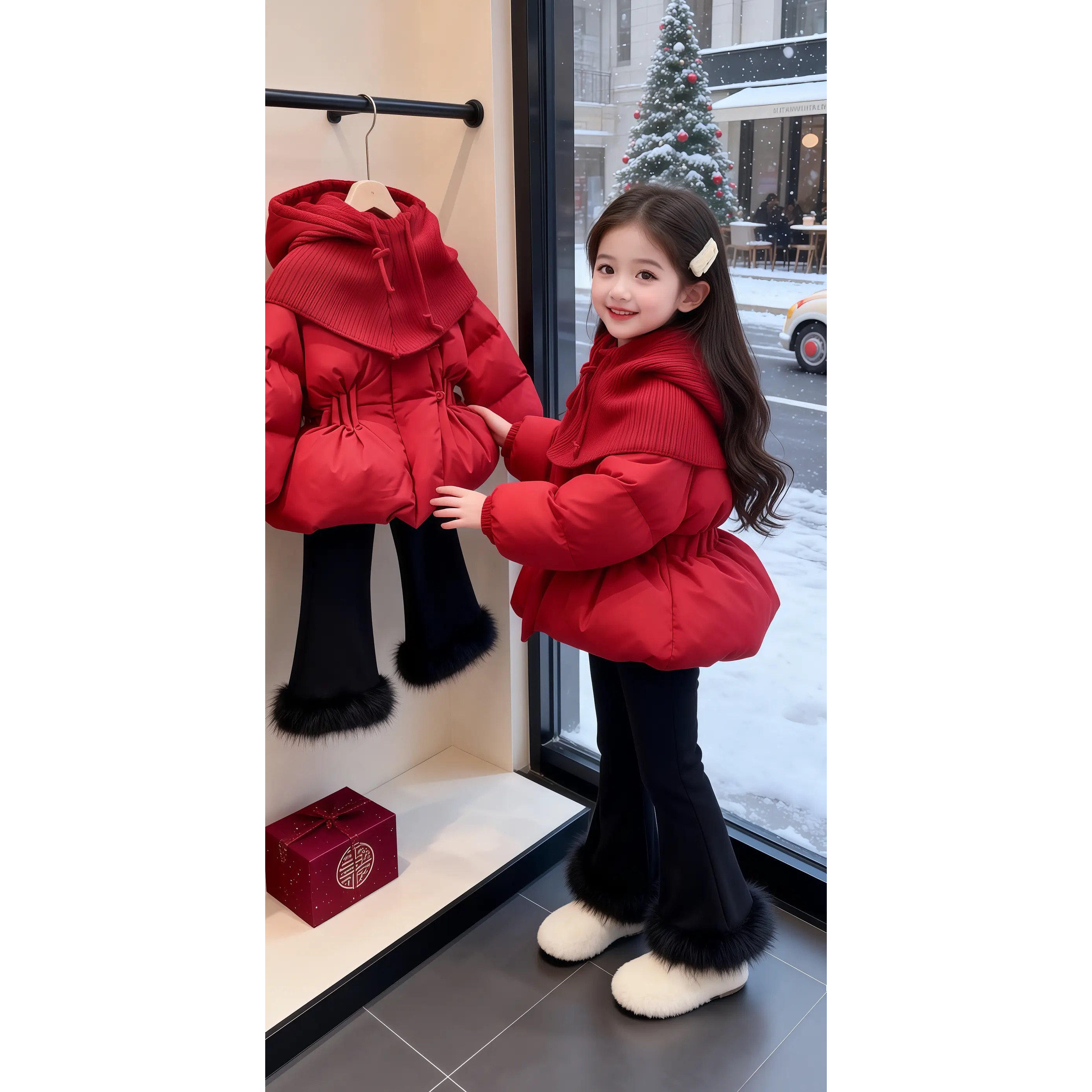 女童拜年服棉服冬装2025新款儿童加厚棉袄外套女宝宝新年红色棉衣,童装/婴儿装/亲子装,棉袄/棉服,淘宝优惠券,粉丝福利购,淘宝优惠卷