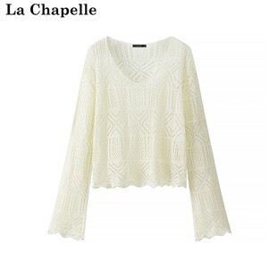 新款 Chapelle夏季 长袖 薄款 宽松气质慵懒上衣 拉夏贝尔 防晒罩衫