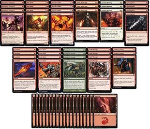 Custom Pauper Fiend Built Deck Mono Magi Tier Red Kiln