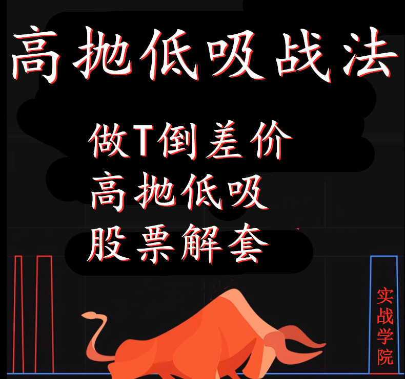 股票解套做T视频教程 炒股倒差价日内战法波段高抛低吸游资心法