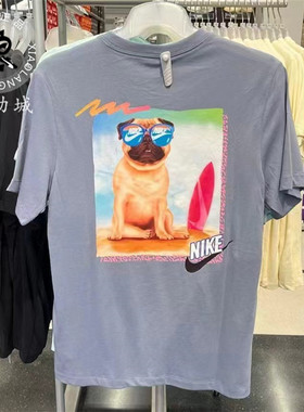 Nike/耐克 男装夏季新款宽松透气运动休闲短袖T恤 FD6637-493