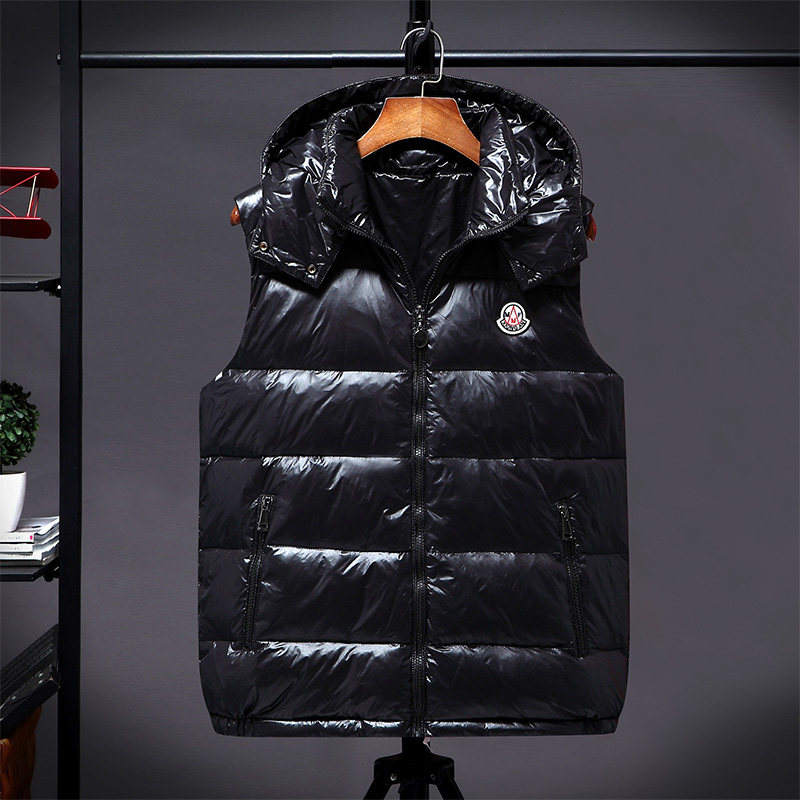 主推现货欧韩版修身时尚白鸭绒羽绒服外套夹克背心MJ01P65控价98,男装羽绒服,星座301D-4(原星座1004-4）