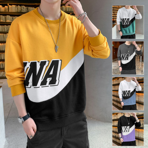 新款秋冬时尚店主男女款圆领卫衣T恤XZ1415-2#W5501#,斯凯奇熊猫鞋男鞋穿搭图片