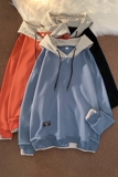 新款平铺圆领港风T恤卫衣男女款外套落肩韩版XZ1415-2#W5604#P38，男装卫衣，星座301D-4(原星座1004-4）